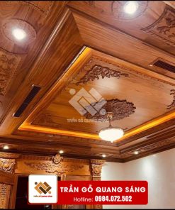 Mẫu Trần Gỗ Đỏ TGDO05