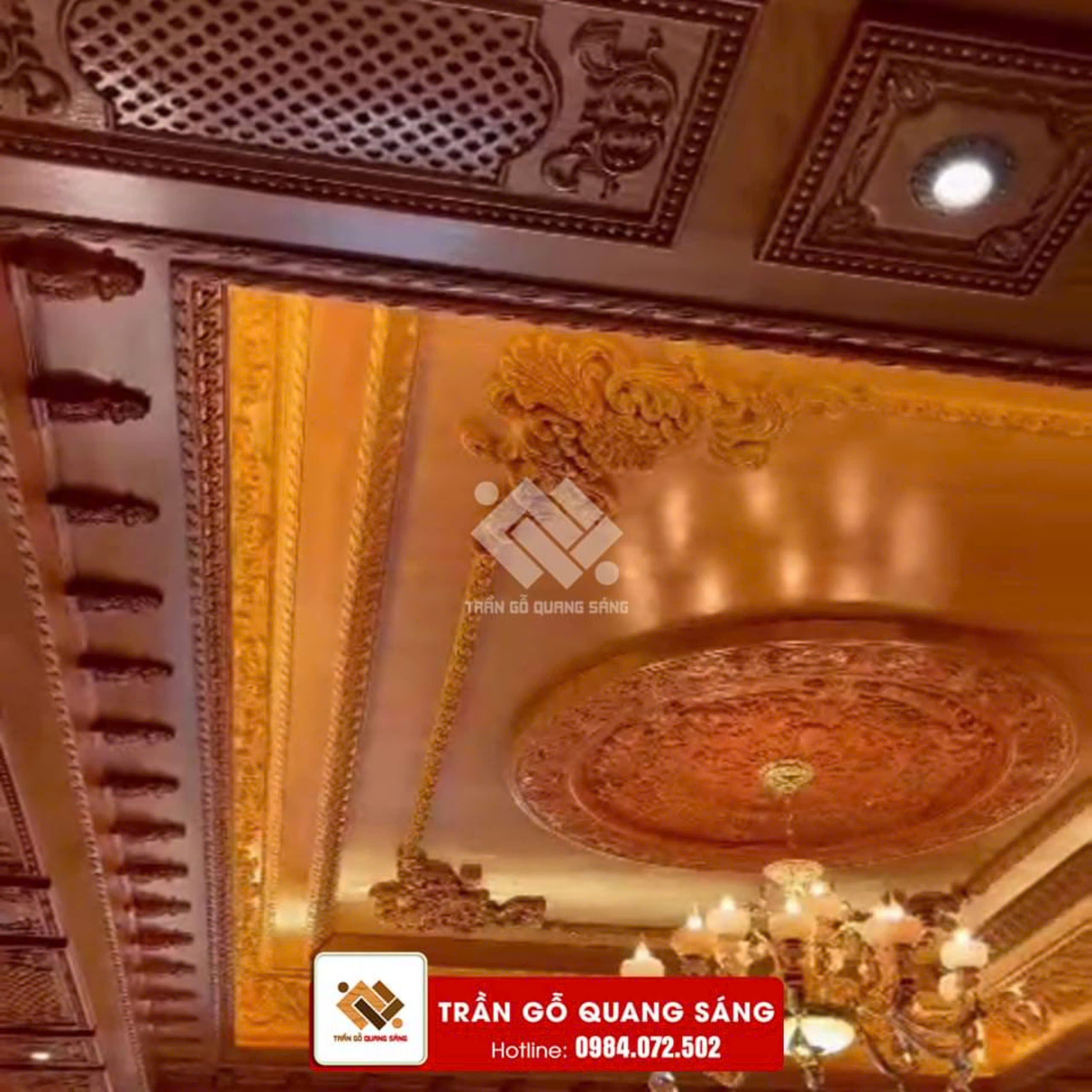 Mẫu Trần Gỗ Đỏ TGDO10