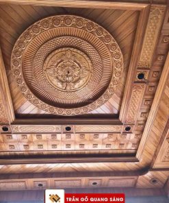 Mẫu Trần Gỗ Đỏ TGDO16