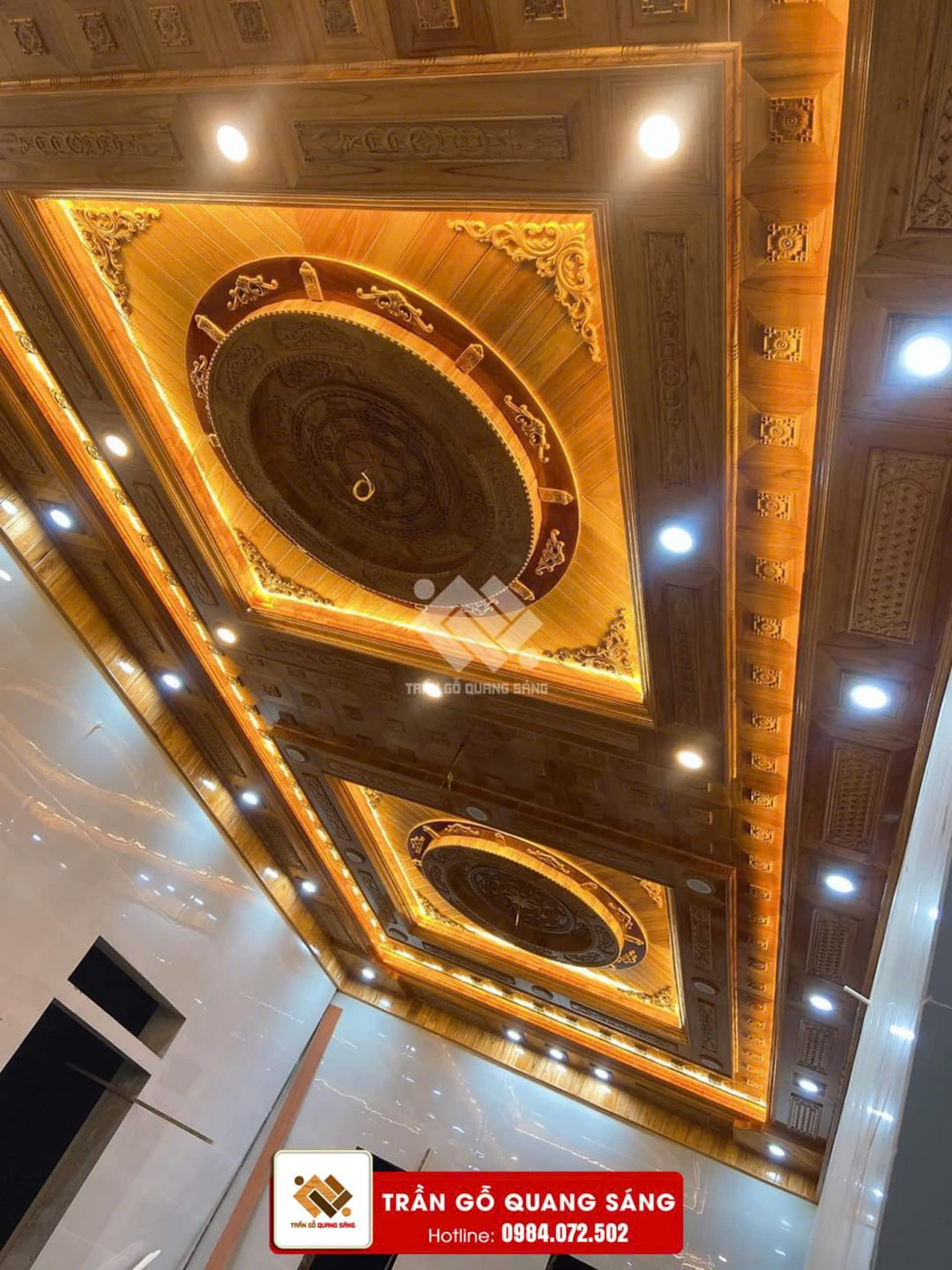 Mẫu Trần Gỗ Xoan TGX01