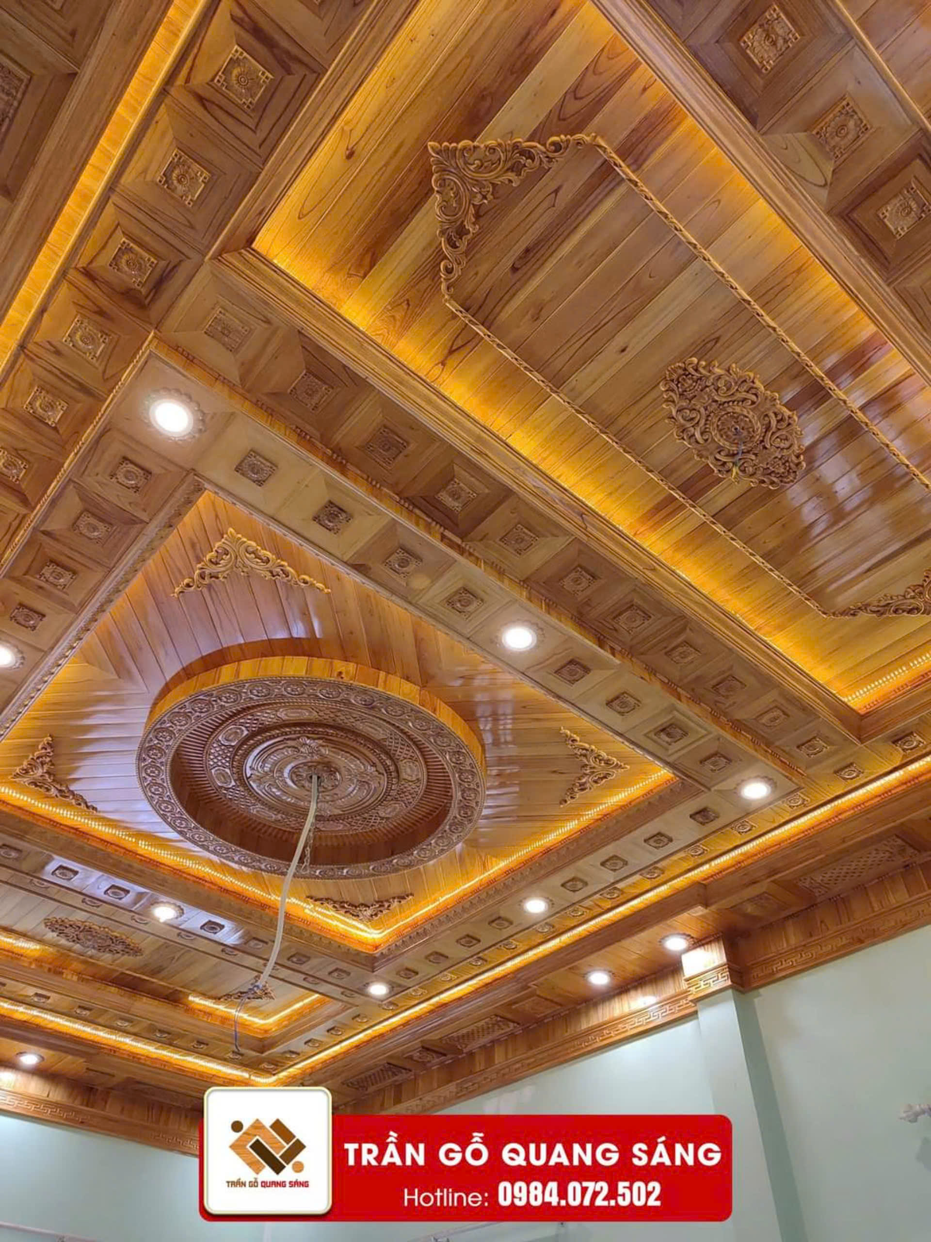 Mẫu Trần Gỗ Xoan TGX02