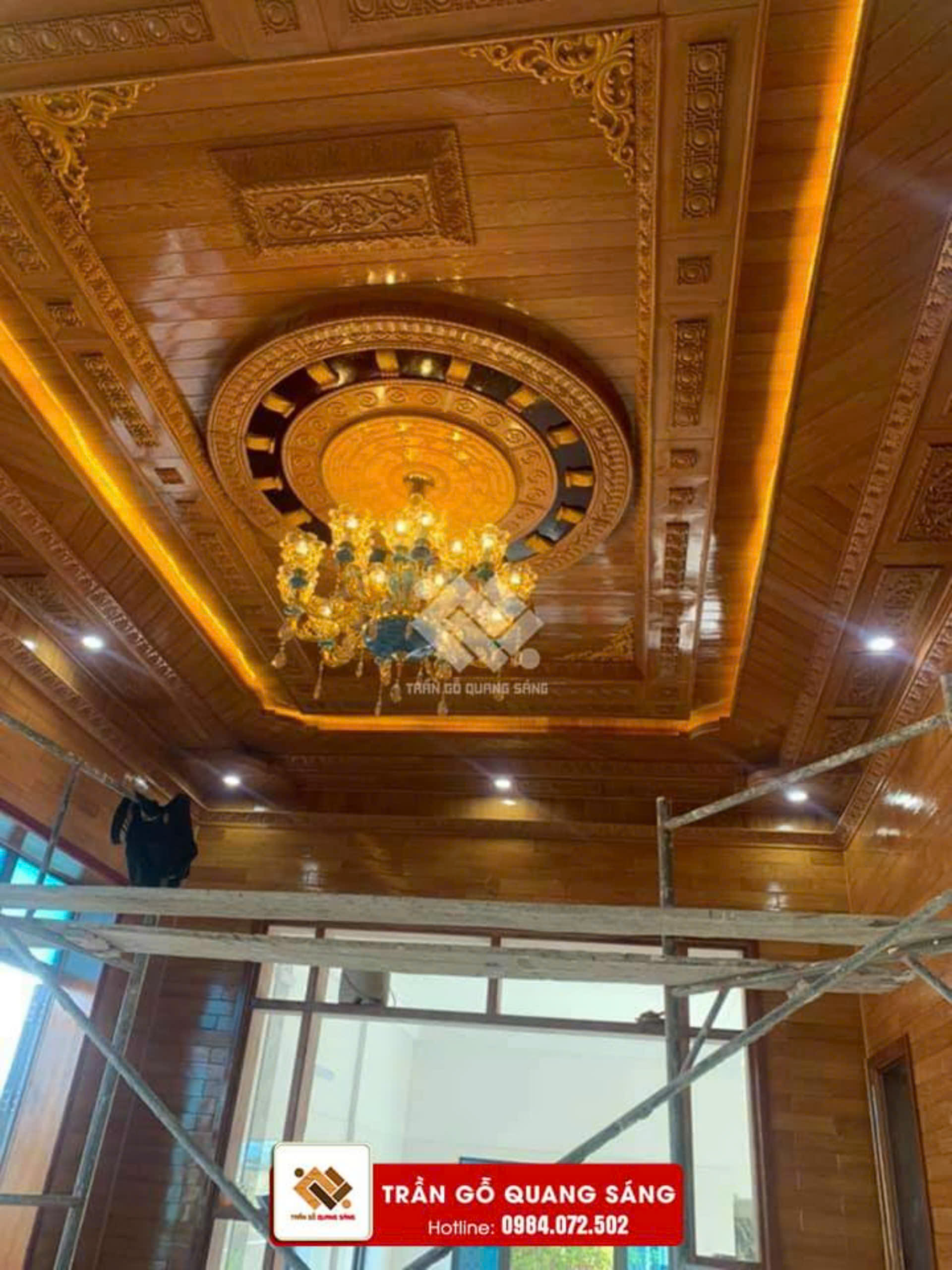 Mẫu Trần Gỗ Xoan TGX06