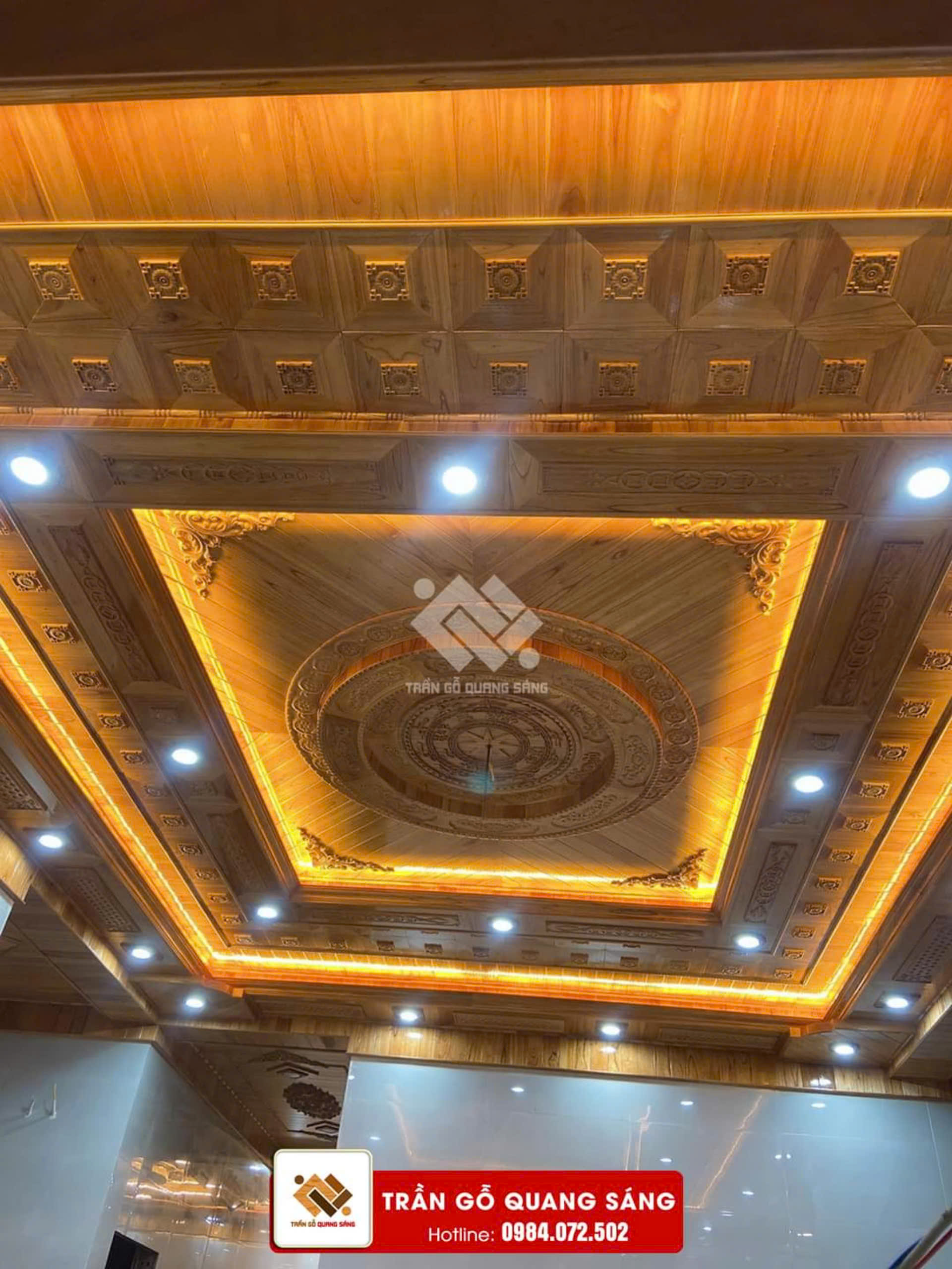 Mẫu Trần Gỗ Xoan TGX07