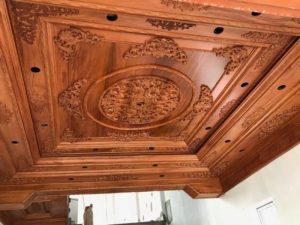 trần la phông gỗ đẹp